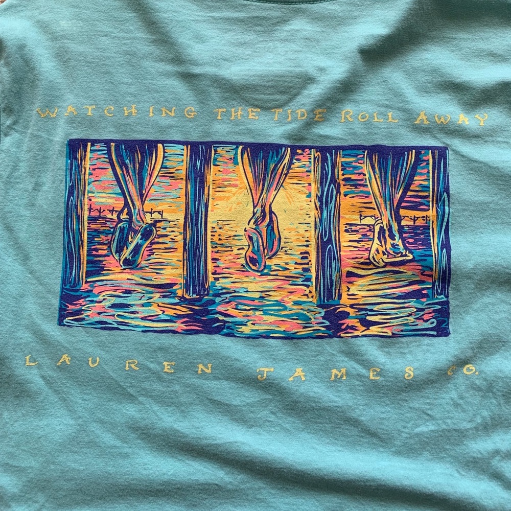 Light blue Lauren James tee shirt!